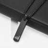 10mm Stainless Steel Customed Necklace for Men Rectangular Pendant Punk Link Chain Geometric Necklaces Hip Pop Jewelry Gifts