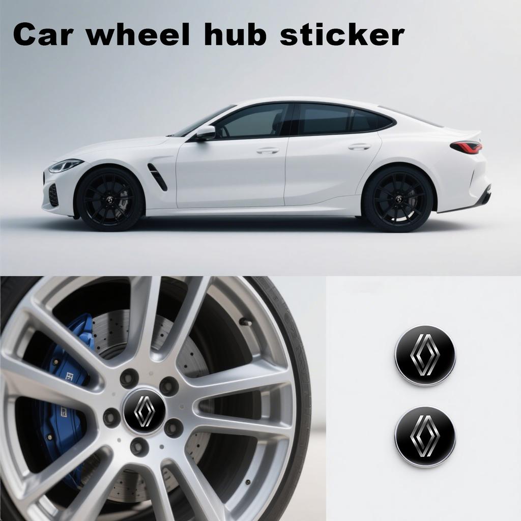 4pcs 56mm car wheel hub center cover logo sticker For Renault Megane 2 3 4 Twingo Clio Talisman Captur Trafic Kwid Scenic 2 n333