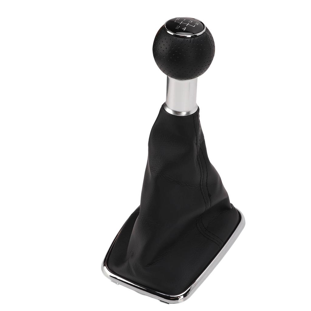 5-Gang Schalthebelknauf Manschette Stiefel Schalthebelmanschette Kit Ersatz für Bora A4 MK4 1999-2004