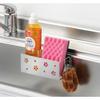 Yoshikawa Compact Detergent Sponge Rack, Cherry Blossom Design, Suction Cup, Tsubame-Sanjo, Made In Japan, 1306116
