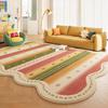 Dopamine Color Carpets for Living Room Large Area Bedroom Decor Irregular Carpet Fluffy Soft Floor Mat Thick Plush Cloakroom Rug