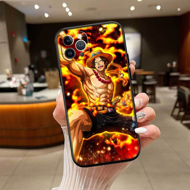 One Piece ACE Phone Case for Samsung S20 S21 S21S S22 S23 S24 FE Ultra Plus Lite F06 F16 M06 M16 M56 A07 A17 A36 A37 A55 A57