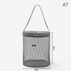 Large Capacity Mesh Makeup Bag Breathable Quick Dry Shower Toiletry Bag Portable Storage Bag Beach Travel Pouch Transparent