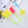 Cup Sponge Cleaning Brush Portable Bottle Washer Sponge Head Kitchen Accessories Long Handle Glass Cup Cleaning Brush
