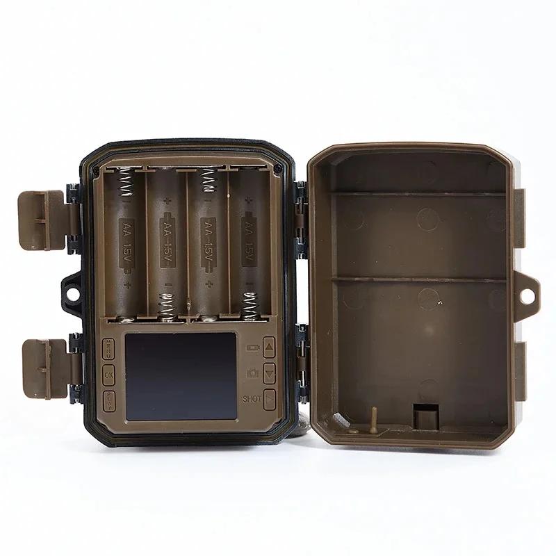 2025 Mini Hunting Camera 16MP 1080P HD Trail Camera Infrared Night Vision Waterproof Motion Activated Photo Animal Observation Camera