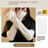 Sunscreen Cooling Ice Silk Arm Sleeves Summer Thin Sunshade Arm Sleeves Sports Cycling Driving Running Arm Cover