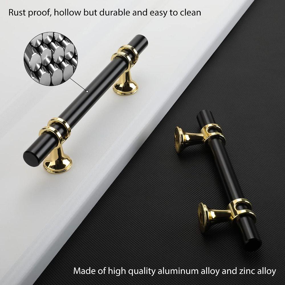 Ergonomic Drawer Pulls Zinc Alloy Door Handle Modern Simple Cabinet Handles  Wardrobe