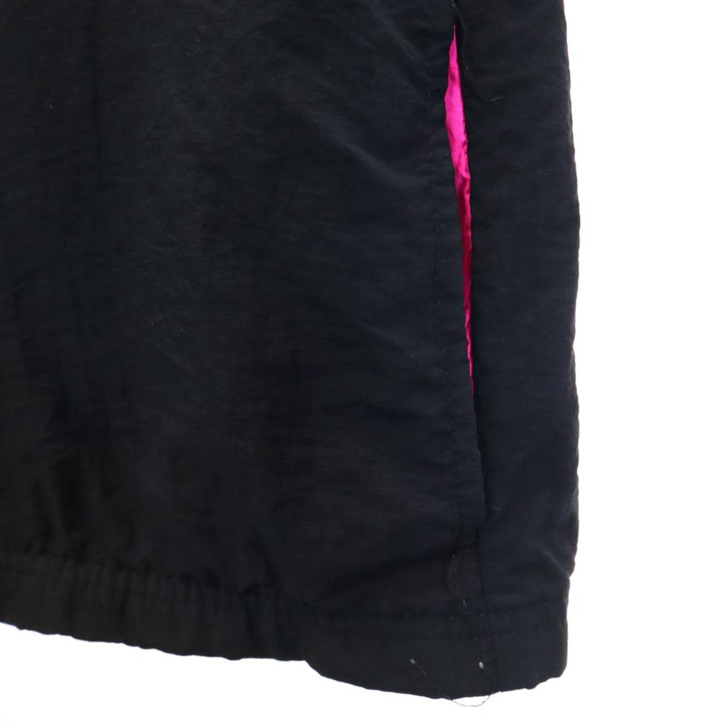 Surf STYLE 90s Old Half Zip Nylon Jacket ONE SIZE Black Pullover Men's Used