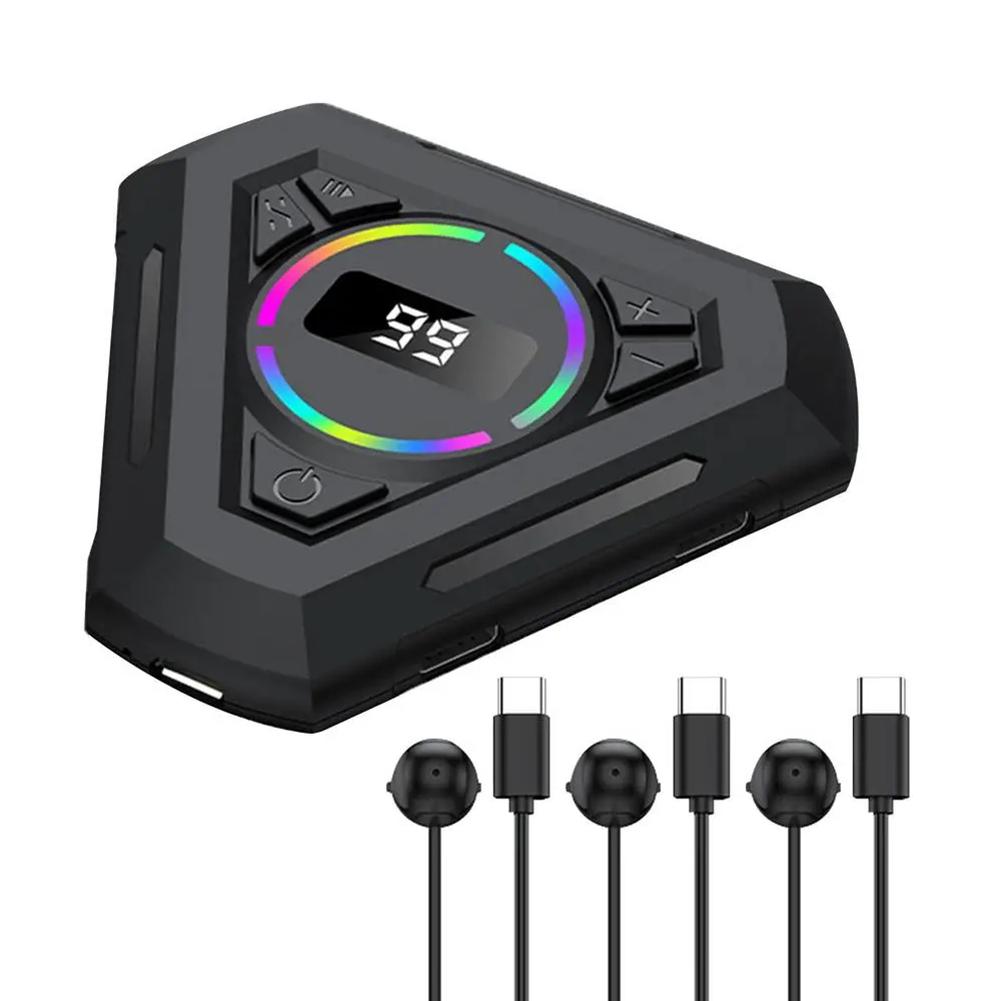 

Automatic Tapper Adjustable Speed Physical Clicker Silent with Digital Display & RGB Light for Gamings Shopping Live Broadcasts No