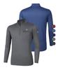 EXTRASPORTY Men'S Simple Mood Long Sleeve Zip-Up T-Shirt 5 Colors (Type A)