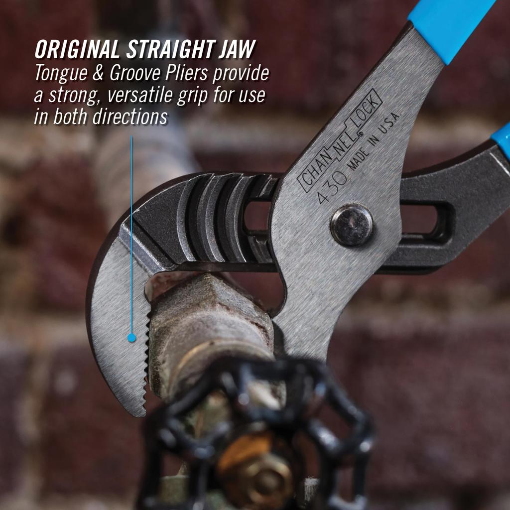 Channelock CL430G Water Pump Pliers 10" Tongue-Groove