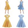 Summer Vintage A Line Dress With Pockets For Party And Casual Wear