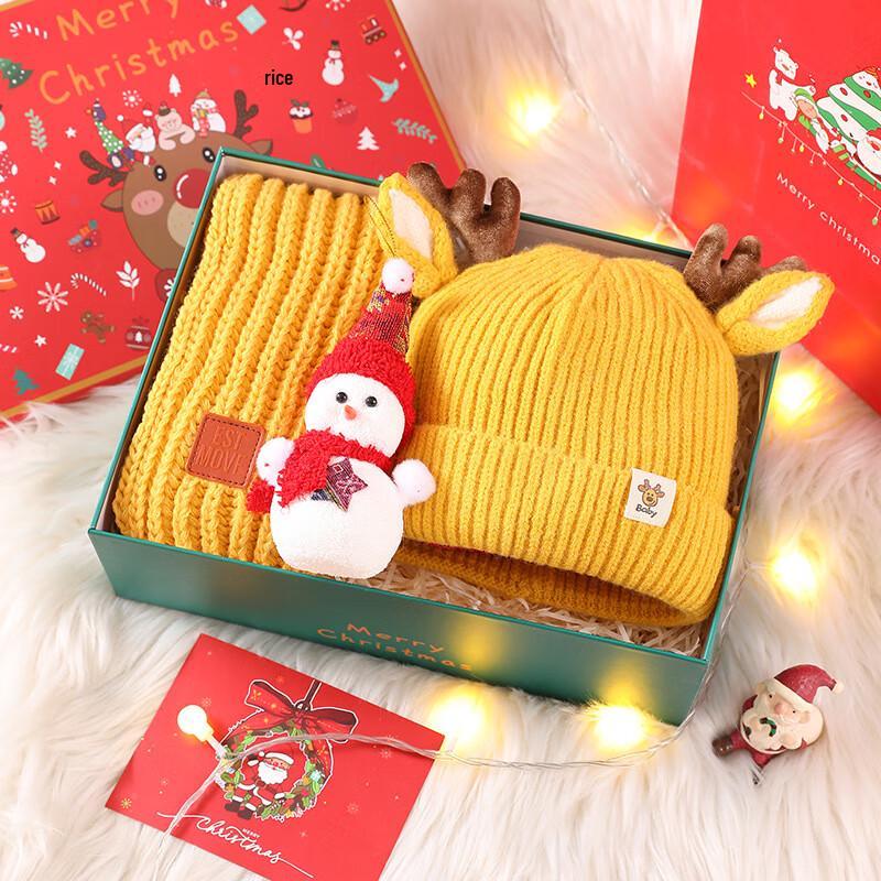 Children s Christmas Winter Hat & Scarf Set 0-6 Years