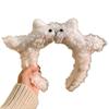 Korean Style Cute Plush Kitten Headband & Hair Clip for Washing Face and Mask Application - Women's Cartoon Hair Accessories