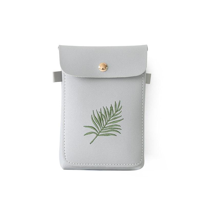 Сумки для женщин с вышивкой растений Простая ретро-сумка Женская сумка через плечо — фото 4