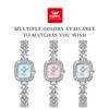 OPK 6058 Luxury Women Watch Elegant Diamond Watches Zircon Bracelet 30M Waterproof Small Dial Quartz Movement Women's Watch