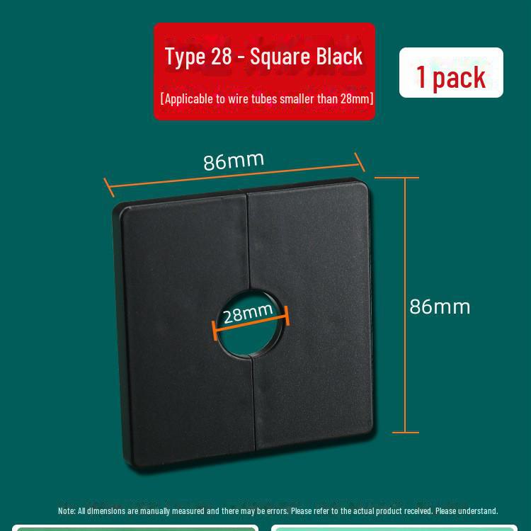 "Cubierta Decorativa para Agujero de Pared para Tuberías de Aire Acondicionado y Grifo"