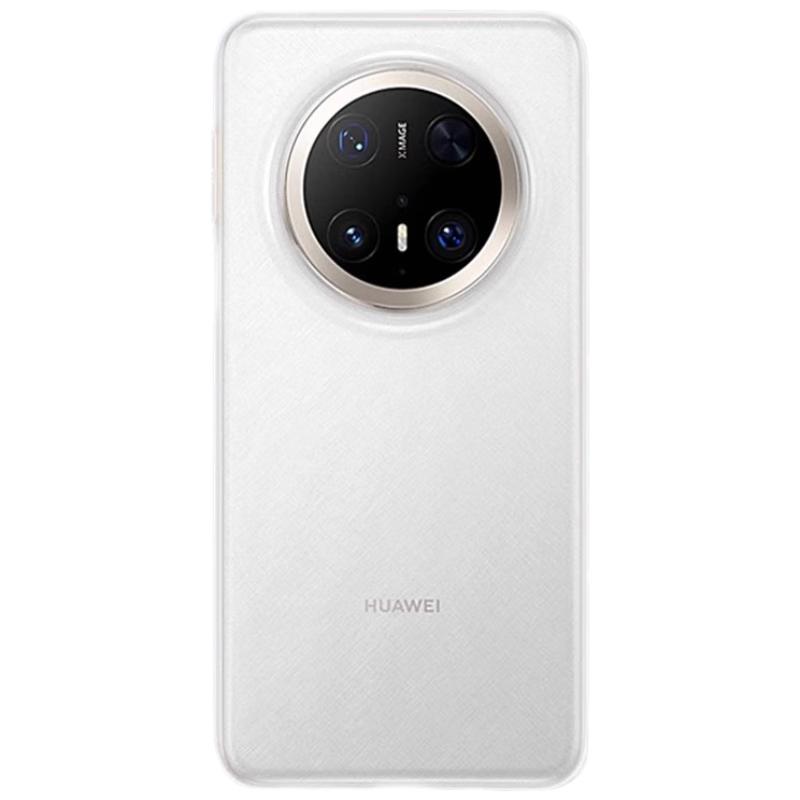 EDDGA Phone Case for Huawei Mate 70 Pro, Ultra-Thin Frosted Semi-Transparent Full Lens Protection Anti-Drop Skin-Friendly Cover Translucent White]