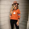 Plus Size Halloween Pumpkin Knit Pullover - Women's Autumn Winter Collection