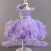 Netz-Tüll-Abendkleid für Mädchen zum Geburtstag