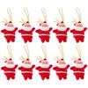 20Pcs Christmas Tree Ornaments Mini Santa Claus Hanging Decorations Red Festive Party Home Decorative Pendants 197x138 Inch
