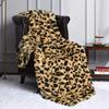 HOMORE Fluffy Leopard Blanket, Plush Cheetah Print Throw Blankets Soft Faux Fur Bed Throw for Decorative Couch Chair Sofa, Washable and Lightweight,