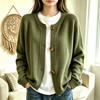 Women's Casual Button Down Cardigan Sweater, Long Sleeve Knit Outerwear for Everyday Wear