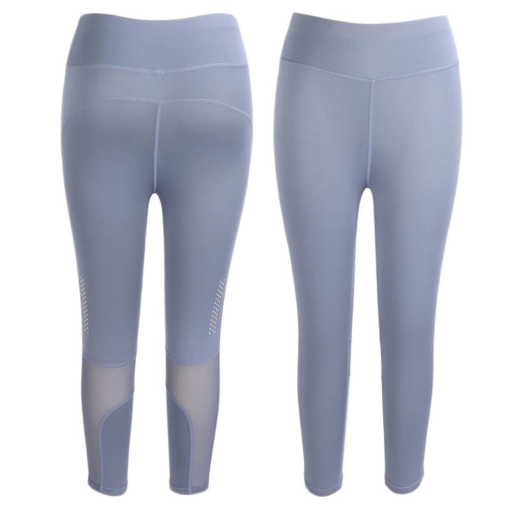 Breathable Cropped Sport Leggings Butt Lifting Quick Dry Elastic Women Tight Stretch Leggings