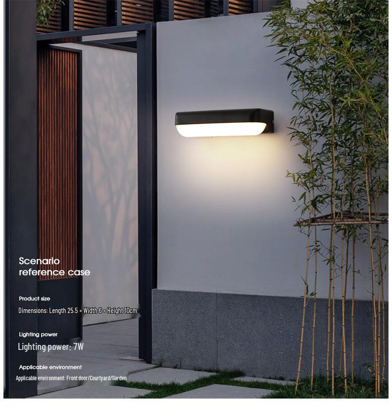 Waterproof LED Motion Sensor Wall Light for Outdoor Hotel, Garden, Villa, Balcony, Courtyard