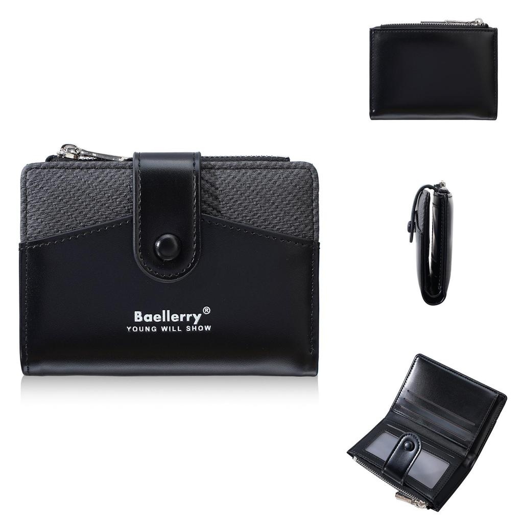 Baellerry Stylish Multi-Card Short Coin Purse for Women