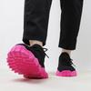 Breathable Fly-Knit Lace-Up Casual Men's Outdoor Sneakers with Thick Soles