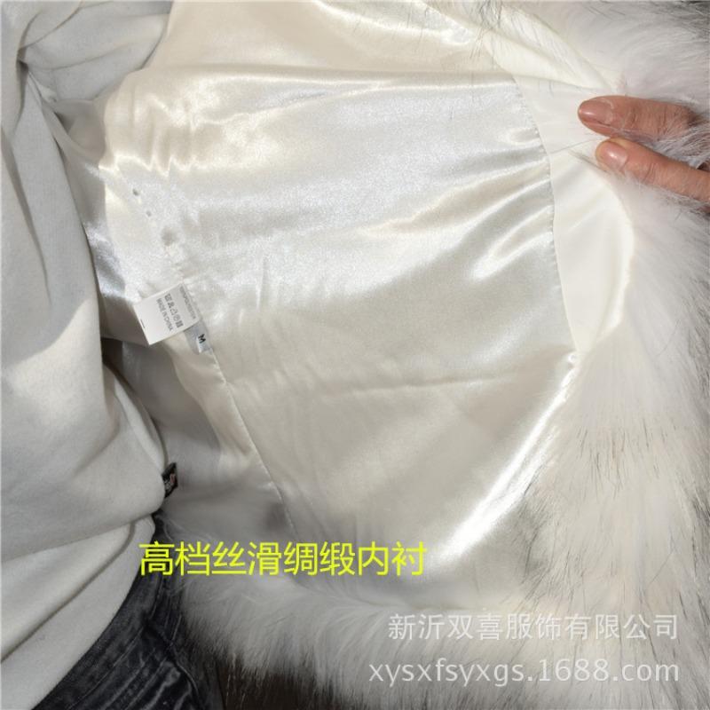 Winter New Casual Coat Women's Thickened Warm Raccoon Fur Coat