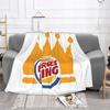 NEUE Burger King Decken und Überwürfe Super Weiche Thermische Innen- und Außendecke für Wohnzimmer Schlafzimmer Reisen