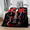 Rocková kapela AC/DC retro potištěná deka Flange hřejivá deka piknikové deky cubre cama throw deka podšívka do postele dárek k narozeninám