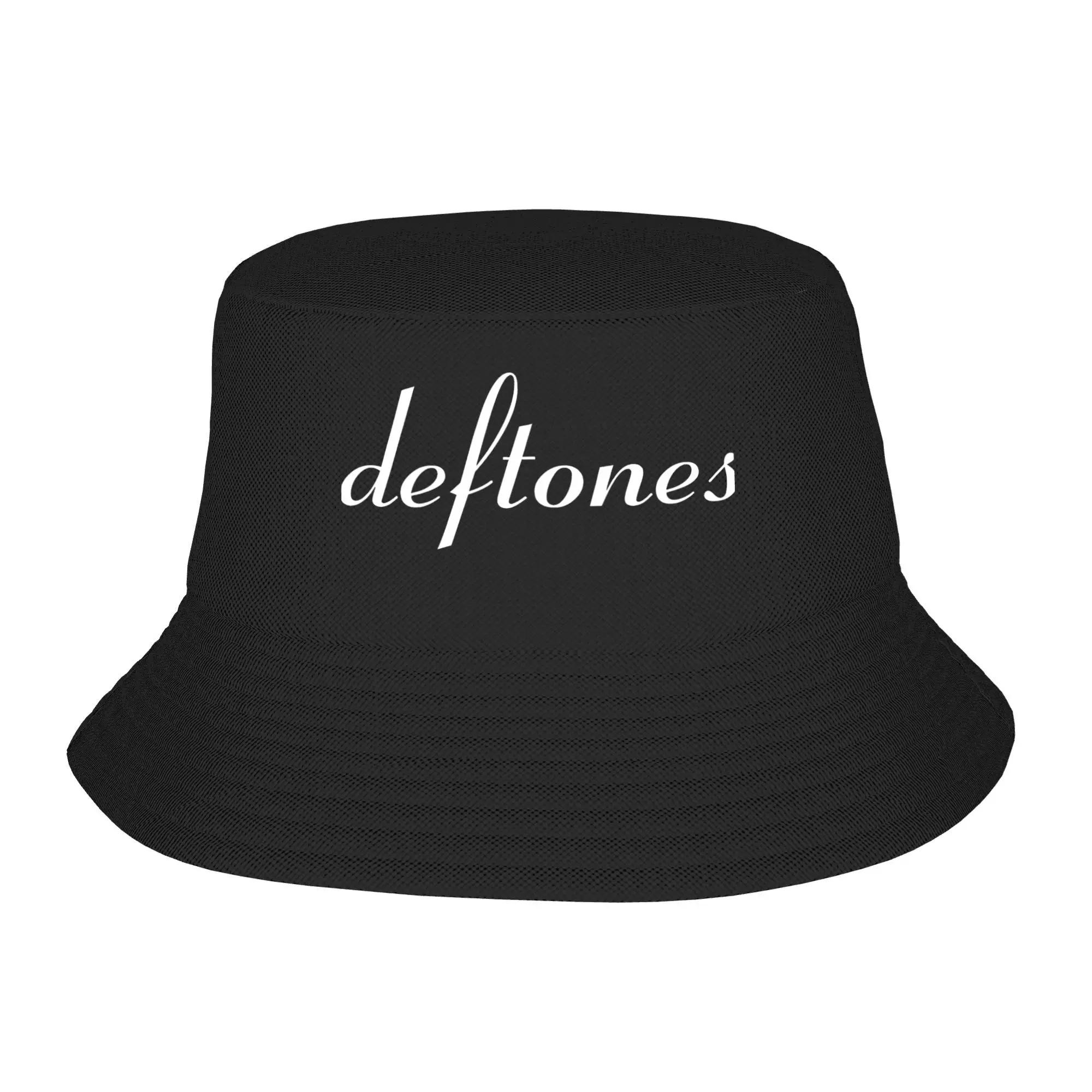 

Мужская Женская Шляпа-Ведро Deftones Рок-Группа Мягкая Складная Рыбацкая Летняя Повседневная Охотничья Кепка с Козырьком с Рисунком для Улицы One Size