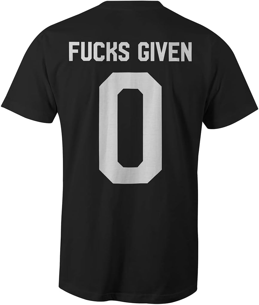 Zero Fucks Given Black T-shirt
