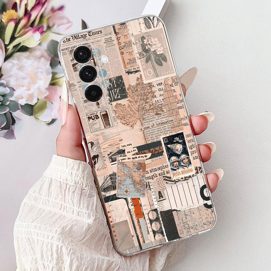 For Samsung Galaxy A16 A26 A36 A56 Case Fashion Painted Cover Soft Slim Phone Case For Samsung A36 A 16 26 56 Galaxy A56 5G Bags