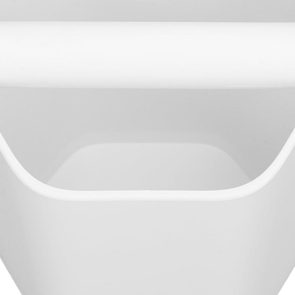 Coffee Knock Box, Easy To Clean, Efficient, Non-Slip, Durable, Compact (White)