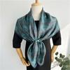 110*110 Cm Square Silk Scarf Women's Fashion Printed Small Neck Scarf Office Women's Hair Belt Folar Handkerchief Women's Handkerchief Shawl Scarf