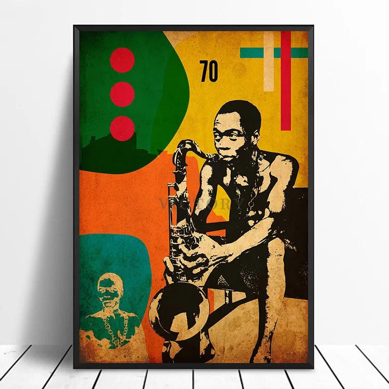 

Фела Кути Афробит Музыкальный Постер Металлическая Настенная Табличка Платье Спящий Хип-Хоп Рэп Музыкальная Группа Звезда Настенное Искусство Комната Домашний Декор Жестяная Табличка 20x30cm