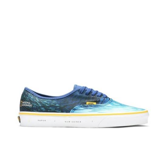 

Vans National Geographic x Authentic Ocean VN0A2Z5I002 Men s Shoes EU 36 истинно голубой