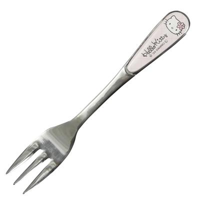 Sanrio Hello Kitty Fork Stainless Steel 14cm Baira Generation Heisei Showa Heisei Retro Tableware Kitty Goods Miscellaneous Goods Silver 90's