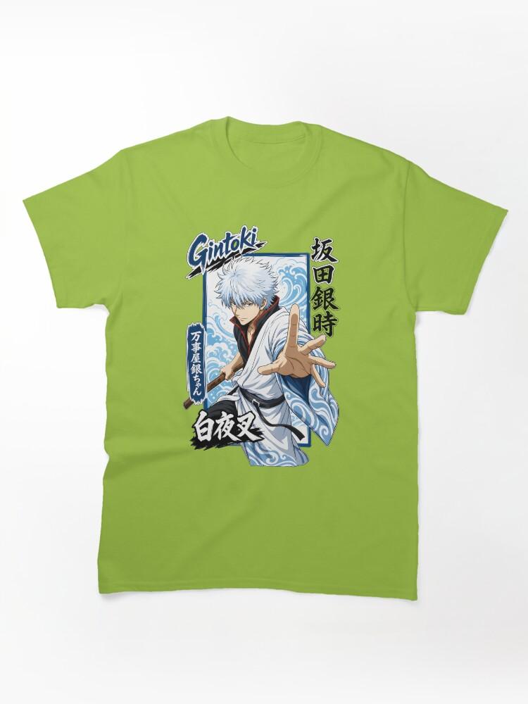 Gintama Silver Hair Samurai Wave Art Graphic Classic Unisex T-Shirt