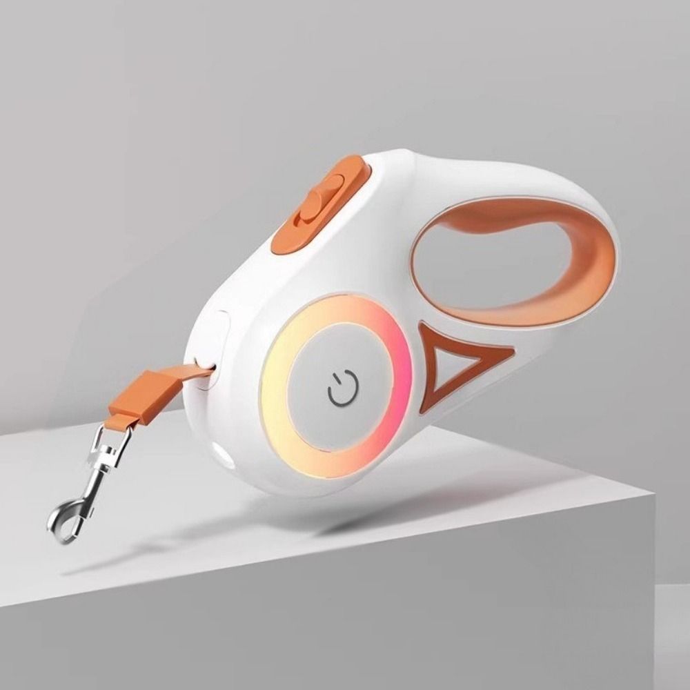 Nylon LED Luminous Dog Leash Non-Slip Handle Pet Traction Rope Pet Walking Leads Night Outdoor