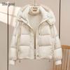 Women's Loose Fit Hooded 90% Duck Down Puffer Jacket