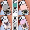 CUTE PUPPY PUG DOG MOPS Phone Case for iPhone 16e 15 14 13 12 17 Pro Max Plus Air 17pro Cover Coque