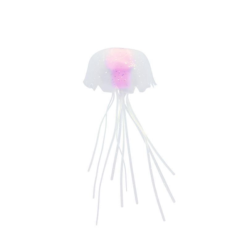Mini Luminous Silicone Jellyfish for Aquarium Decoration