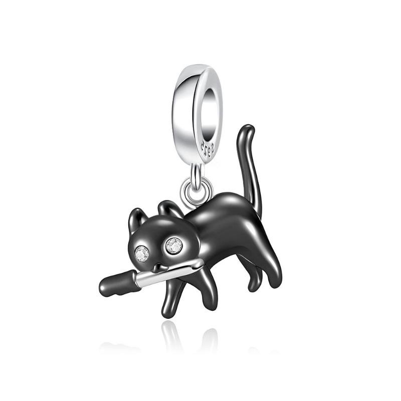 Neueste Kupfer Hund Katze Schnecke Einhorn Pinguin Niedliche Haustier Serie DIY Anhänger Passend für Original Armbänder Schmuck Geschenke für Mädchen