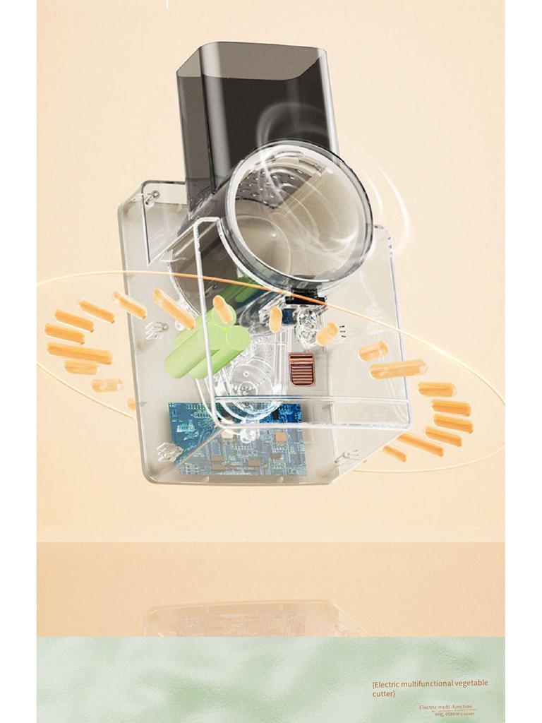 Electric Vegetable Chopper & Slicer: Cutter, Grater, Potato Slicer