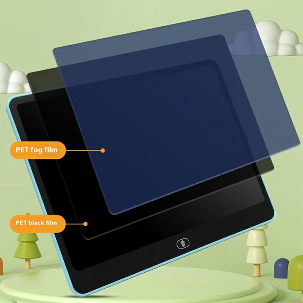 

H16 16-inch Horizontal LCD Handwriting Board Kids Color Drawing Writing Graffiti Memo Pad Baby Blue